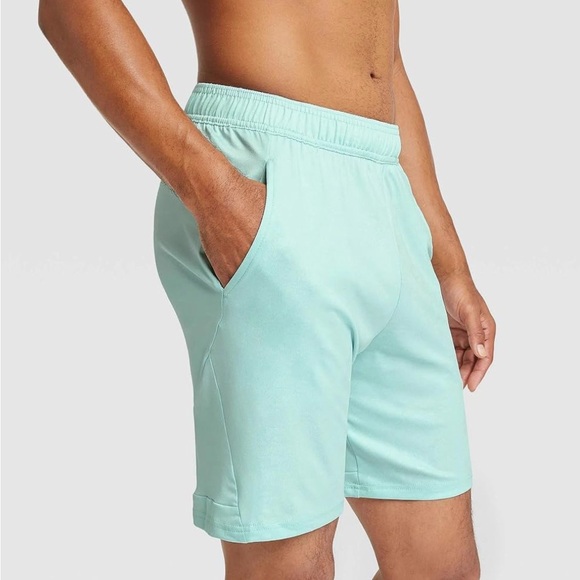 All in Motion Men Athletic Shorts in mint color - Picture 1 of 7